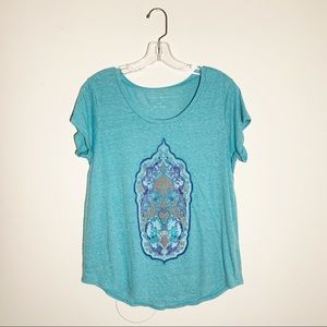 LUCKY BRAND Bohemian Graphic Tee
